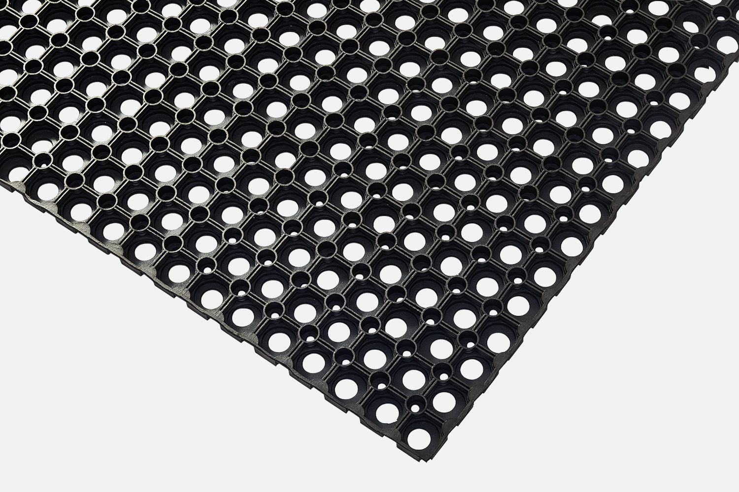 Rubber Grass Matting Roll L10.5m x W1m Safe Construction Walkway & 23mm Thickness