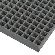 Grey GRP Open Mesh Grating Panels – Anti - Slip & Corrosion - Resistant for Walkways & Platforms - Slips Away - GRP MESH GRATING - GRY GRP MESH 2000x1000x25 - 