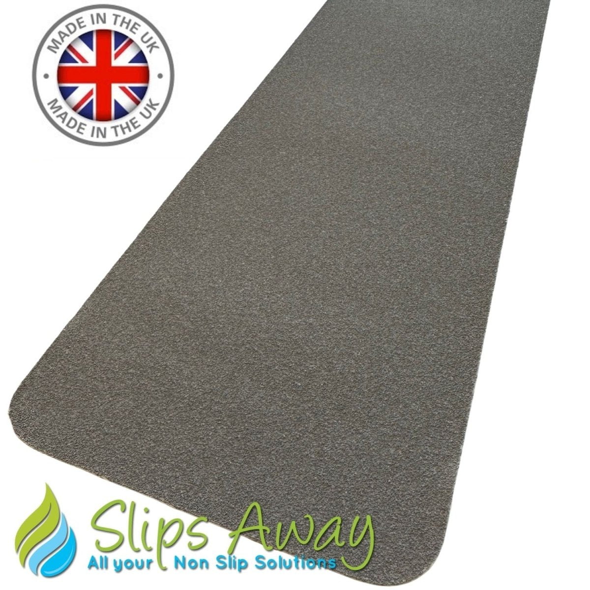 Grey Non Slip Tape Roll Pro Standard Grade - Anti Slip Traction for Indoor/Outdoor Use - Slips Away - Anti slip tape - H3401S/150mmx610mm - 