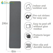 Grey Non Slip Tape Roll Pro Standard Grade - Anti Slip Traction for Indoor/Outdoor Use - Slips Away - Anti slip tape - H3401S/150mmx610mm - 