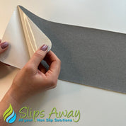Grey Non Slip Tape Roll Pro Standard Grade - Anti Slip Traction for Indoor/Outdoor Use - Slips Away - Anti slip tape - H3401S/25mm - 