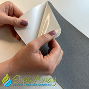 Grey Non Slip Tape Roll Pro Standard Grade - Anti Slip Traction for Indoor/Outdoor Use - Slips Away - Anti slip tape - H3401S/25mm - 