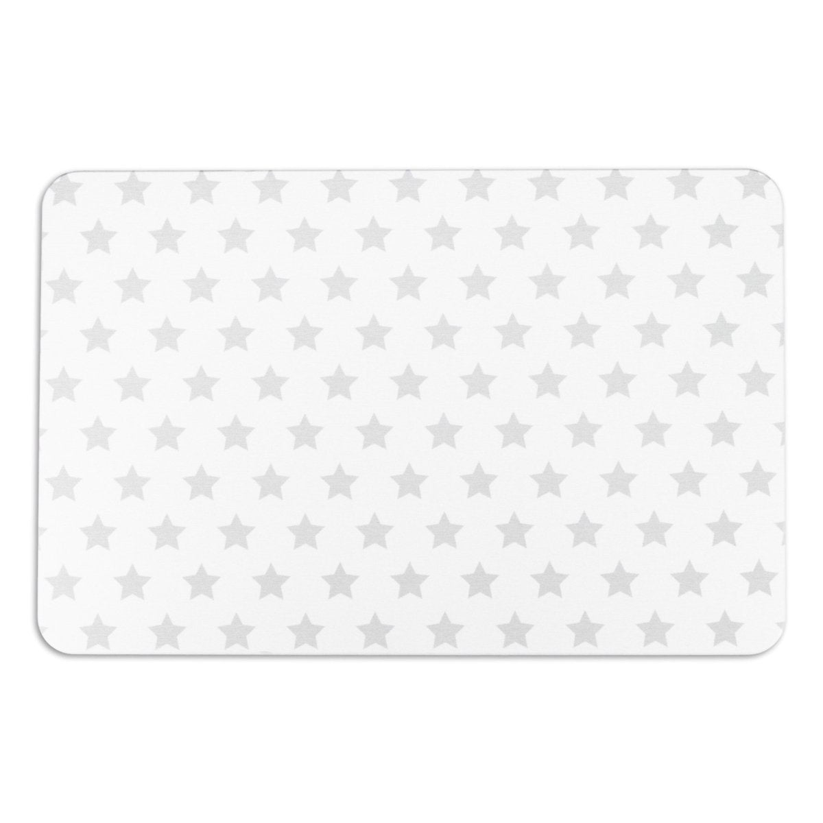 Grey Stars Bathmat - Celestial Bath Mat - New Home, Bathroom Decor - Witchy Bath Mat - 100% Natural White Stone Non Slip Bath Mat - 39X60Cm - Slips Away - 1330568500 -