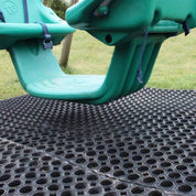 Groundsafe Rubber Grass Matting – Impact Absorbing Anti-Slip Playground & Outdoor Safety Mat – 23mm - Slips Away - GS1015 -