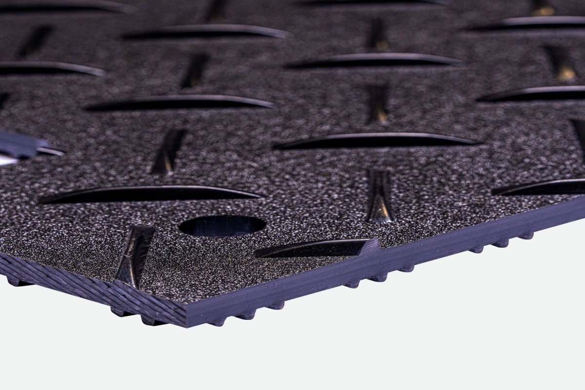 GroundTrak PRO Ground Protection Mat (60t) - 2400x1200x17.5mm - Slips Away - GP4896BL - 