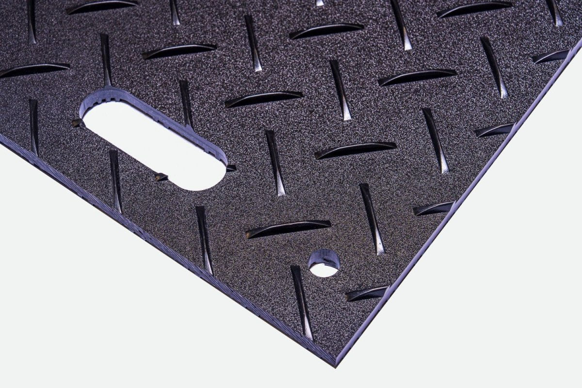 GroundTrak PRO Ground Protection Mat (60t) - 2400x1200x17.5mm - Slips Away - GP4896BL - 