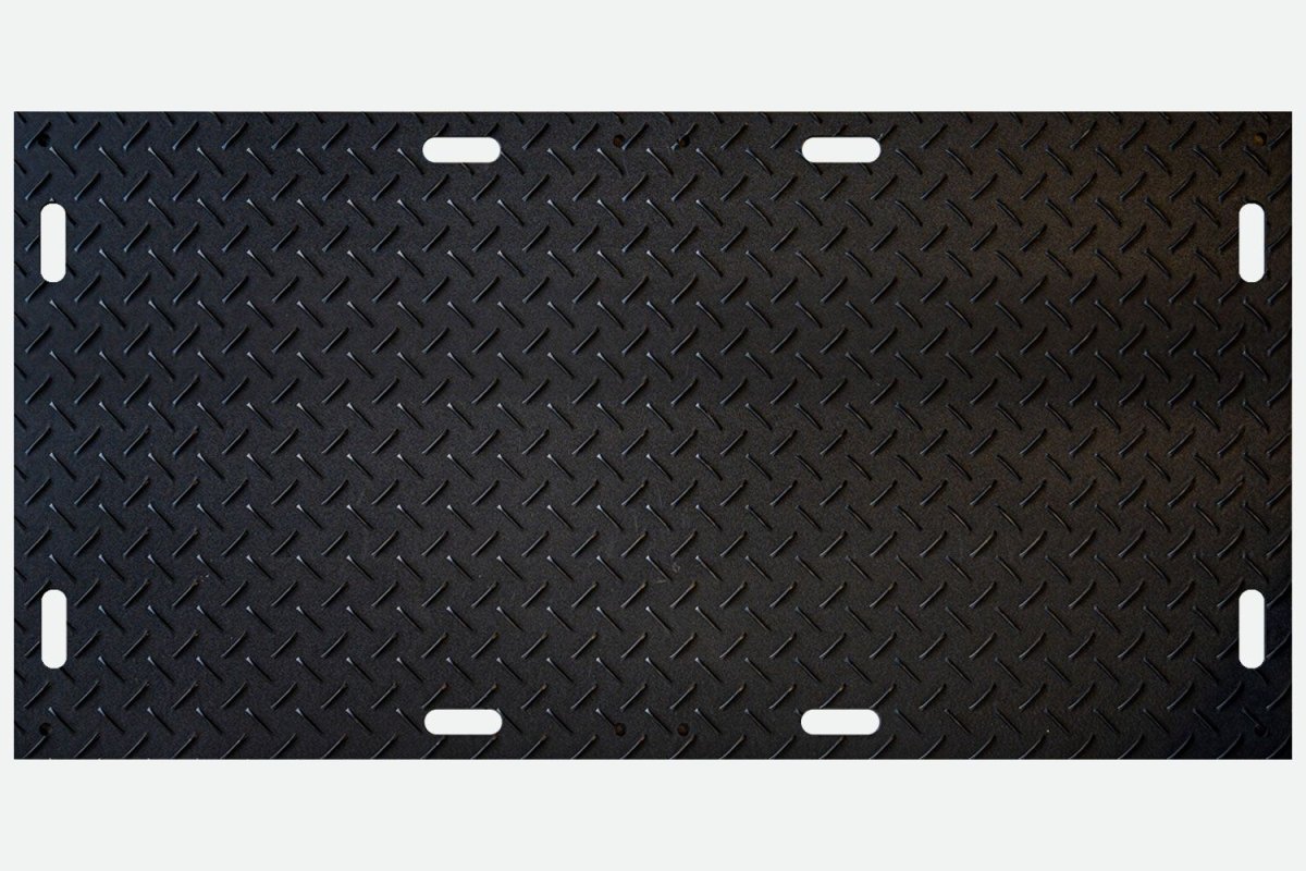 GroundTrak PRO Ground Protection Mat (60t) - 2400x1200x17.5mm - Slips Away - GP4896BL - 