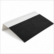 GRP Tread Cover Black with White Main Image and White Background 