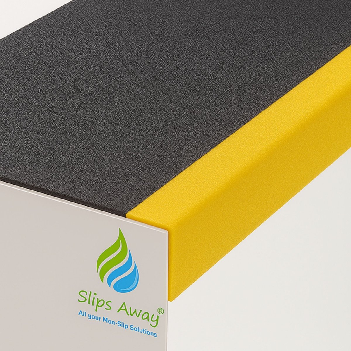 Heavy-duty GRP step cover with anti-slip surface, designed for high-traffic areas and outdoor stair safety.