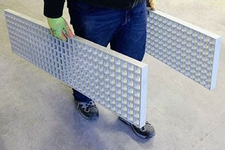 GRP Waffle Boards – Traction Ramps ( Sold in Pairs ) - Slips Away - GRP MESH GRATING - GR1239 - 25GN -