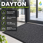 Hard-Wearing Functional Entrance Mats – Anti-Slip, Stain-Resistant & Available in Mottled Colours - Slips Away -  -