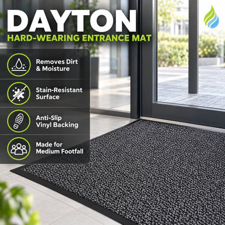 Hard-Wearing Functional Entrance Mats – Anti-Slip, Stain-Resistant & Available in Mottled Colours - Slips Away -  -