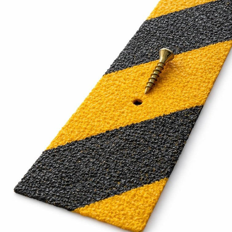HAZARD 50mm Wide Non-Slip Anti-Skid Decking Strips - Safety and Style for Outdoor Space - Slips Away - Decking strips - HAZARD DECKING SAMPLE -