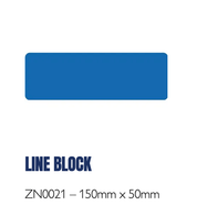 Hazard Floor Marking Shapes – Durable Die - Cut Markers for 5S & Safety Zones - Slips Away - Anti slip tape - ZN0021 – 150mm x 50mm - BLACK - 