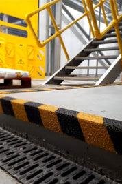 Hazard GRP Stair Nosings – Heavy - Duty Anti - Slip Safety Tread - Non - Slip Step Edge Protection 30mm x 70mm - Slips Away - SN0248BY - 