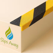 Hazard GRP Stair Nosings – Heavy - Duty Anti - Slip Safety Tread - Non - Slip Step Edge Protection 30mm x 70mm - Slips Away - SN0248BY - 
