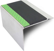 AHD22 72 X 55Mm Aluminium DDA Compliant Non Slip Stair Nosing - Black, 1.0M
