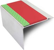 AHD22 72 X 55Mm Aluminium DDA Compliant Non Slip Stair Nosing - Black, 1.0M