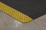 Heavy-Duty Anti-Fatigue Mat – 12.7mm Thick Diamond Tread Non-Slip Vinyl Workplace Matting - Slips Away - KD24BL -