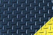 Heavy-Duty Anti-Fatigue Mat – 12.7mm Thick Diamond Tread Non-Slip Vinyl Workplace Matting - Slips Away - KD24BL -