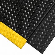 Heavy-Duty Anti-Fatigue Mat – 12.7mm Thick Diamond Tread Non-Slip Vinyl Workplace Matting - Slips Away - KD24BL -