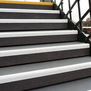 white nosing grp stair edging for stairs and steps