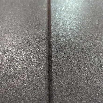 Heavy-Duty Non-Slip Gym Mats - Black Rubber Crumb Tiles - 10mm Thick - 1m x 1m
