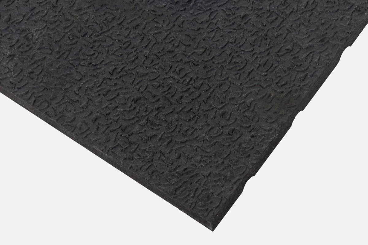 Heavy Duty Rubber Floor Matting AntiSlip + Exceptional Durability Cushioning & Floor Protection ECO: Biodegradable+Recyclable - Slips Away - DM10 - 