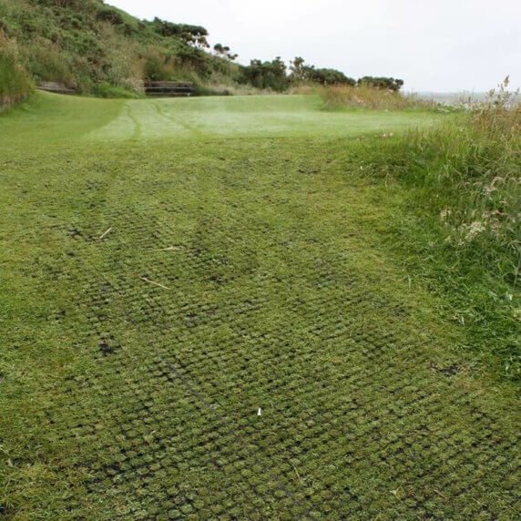 Heavy Duty Rubber Ground Protection Mat Roll – Non-Slip Grass & Floor Protection Matting for Construction, Worksites, Landscaping, Events & Greenskeepers - Slips Away - GKS1015 -