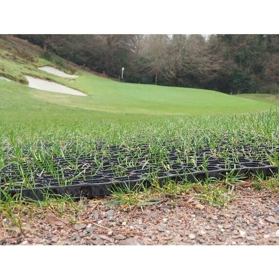 Heavy Duty Rubber Ground Protection Mat Roll – Non-Slip Grass & Floor Protection Matting for Construction, Worksites, Landscaping, Events & Greenskeepers - Slips Away - GKS1015 -