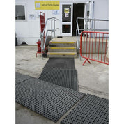 Heavy Duty Rubber Ground Protection Mat Roll – Non-Slip Grass & Floor Protection Matting for Construction, Worksites, Landscaping, Events & Greenskeepers - Slips Away - GKS1015 -