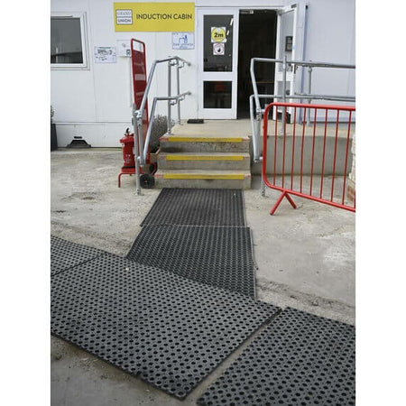 Heavy Duty Rubber Ground Protection Mat Roll – Non-Slip Grass & Floor Protection Matting for Construction, Worksites, Landscaping, Events & Greenskeepers - Slips Away - GKS1015 -