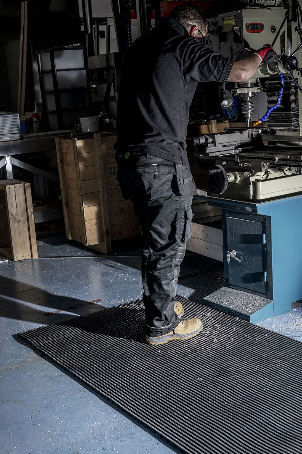 Interflex Anti Slip Mat, 60cm Wide Black (Cut Length - per Metre)