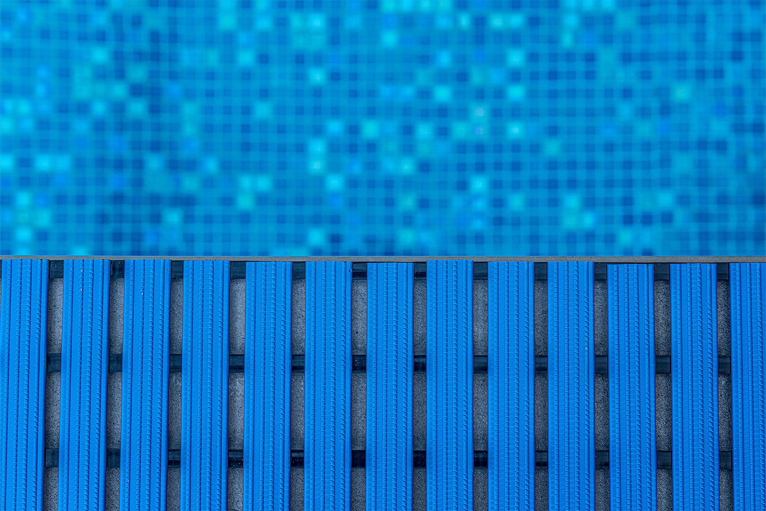 Interflex Style Slatted PVC Swimming Pool Matting Roll