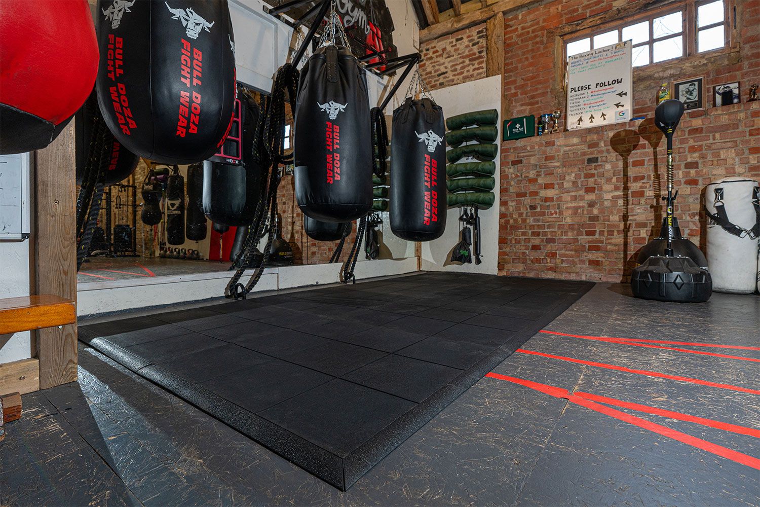 Interlocking Gym Mat - Long Lasting Durability, Comfort Cushioning & Strong Protection