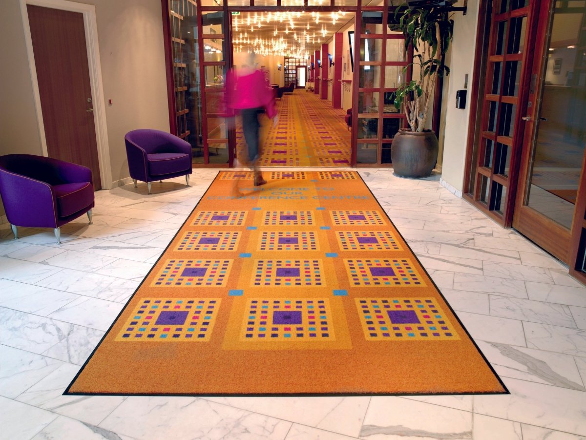 Indoor Custom HD Logo Mat - Slips Away - LO310 - 