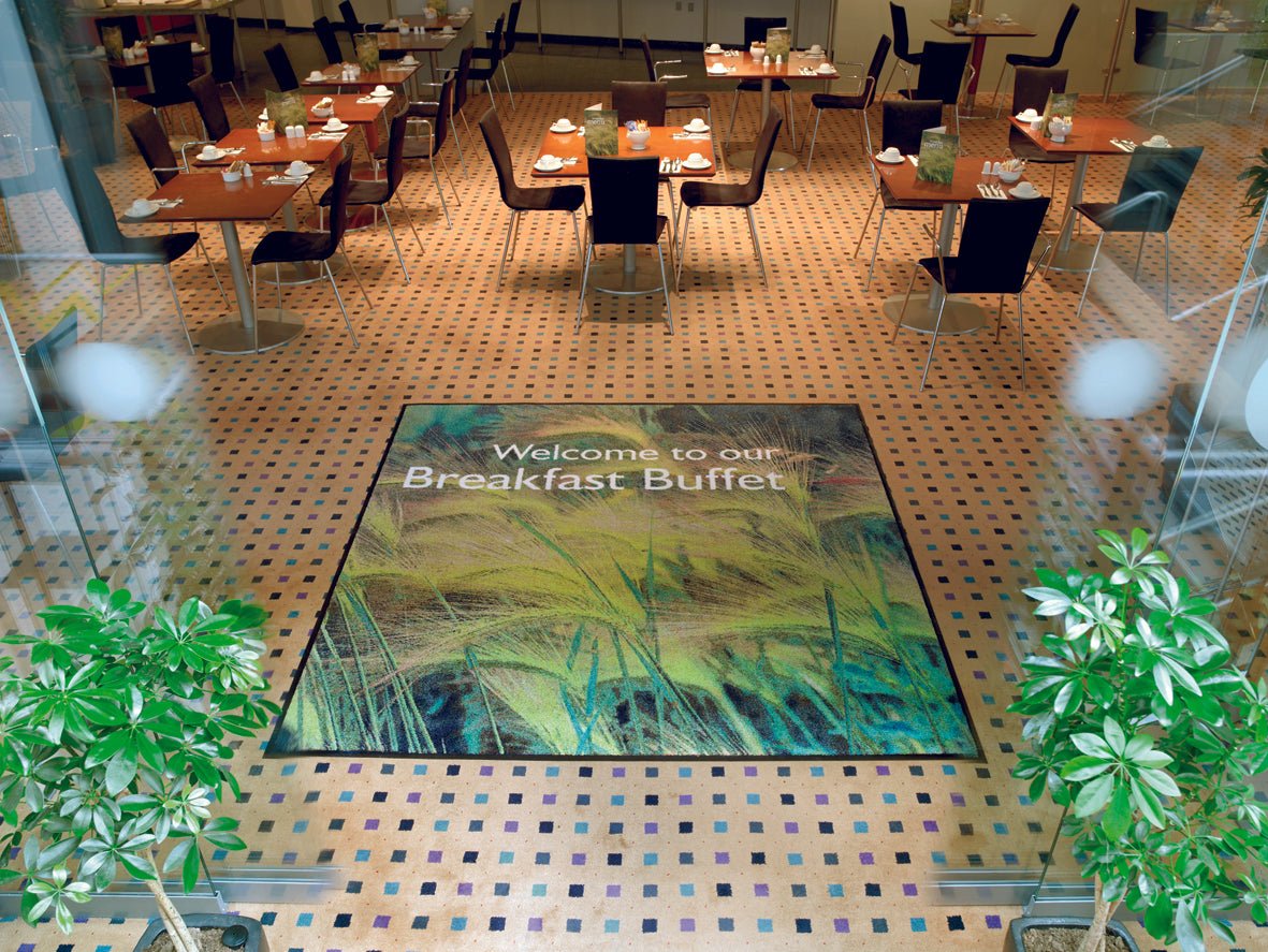 Indoor Custom HD Logo Mat - Slips Away - LO310 - 