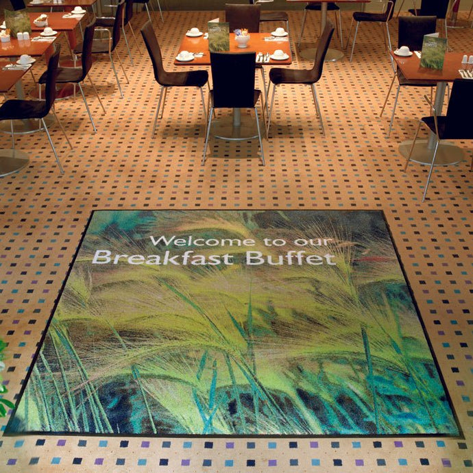 Indoor Custom HD Logo Mat - Slips Away - LO310 - 