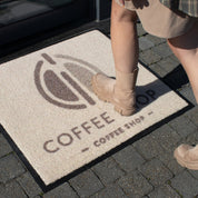 Indoor Heavy Duty Logo Mat – Custom Promotional Entrance Scraper Mat - Slips Away -  -