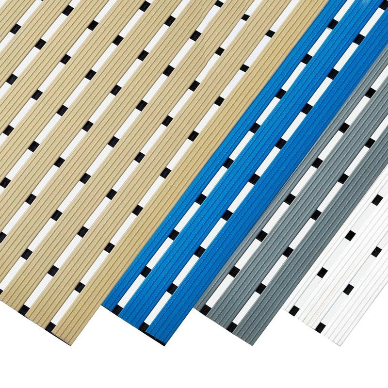 Interflex Style Slatted PVC Swimming Pool Matting Roll - Slips Away -  -