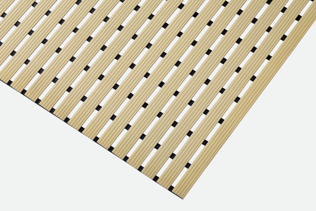 Interflex Style Slatted PVC Swimming Pool Matting Roll - Slips Away - IS39BE - 