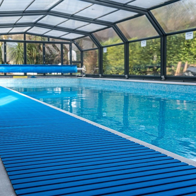 Interflex Style Slatted PVC Swimming Pool Matting Roll - Slips Away - IS39BE - 