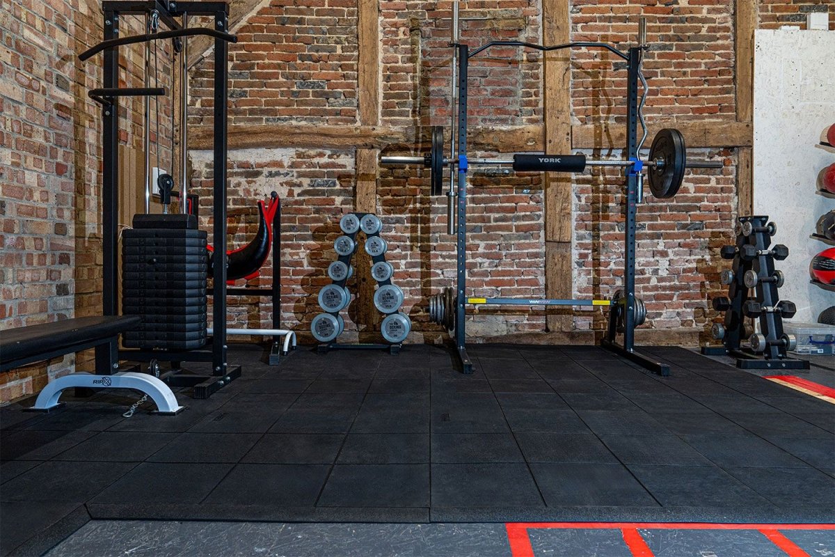 Interlocking Gym Mat - Long Lasting Durability, Comfort Cushioning & Strong Protection - Slips Away - GT3636 - 