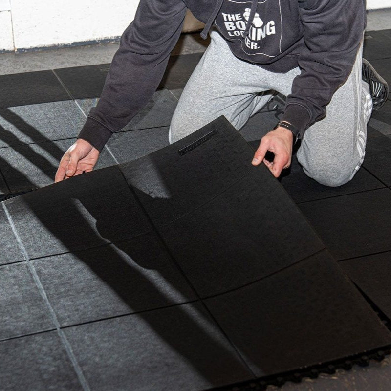 Interlocking Gym Mat - Long Lasting Durability, Comfort Cushioning & Strong Protection - Slips Away - GT3636 - 