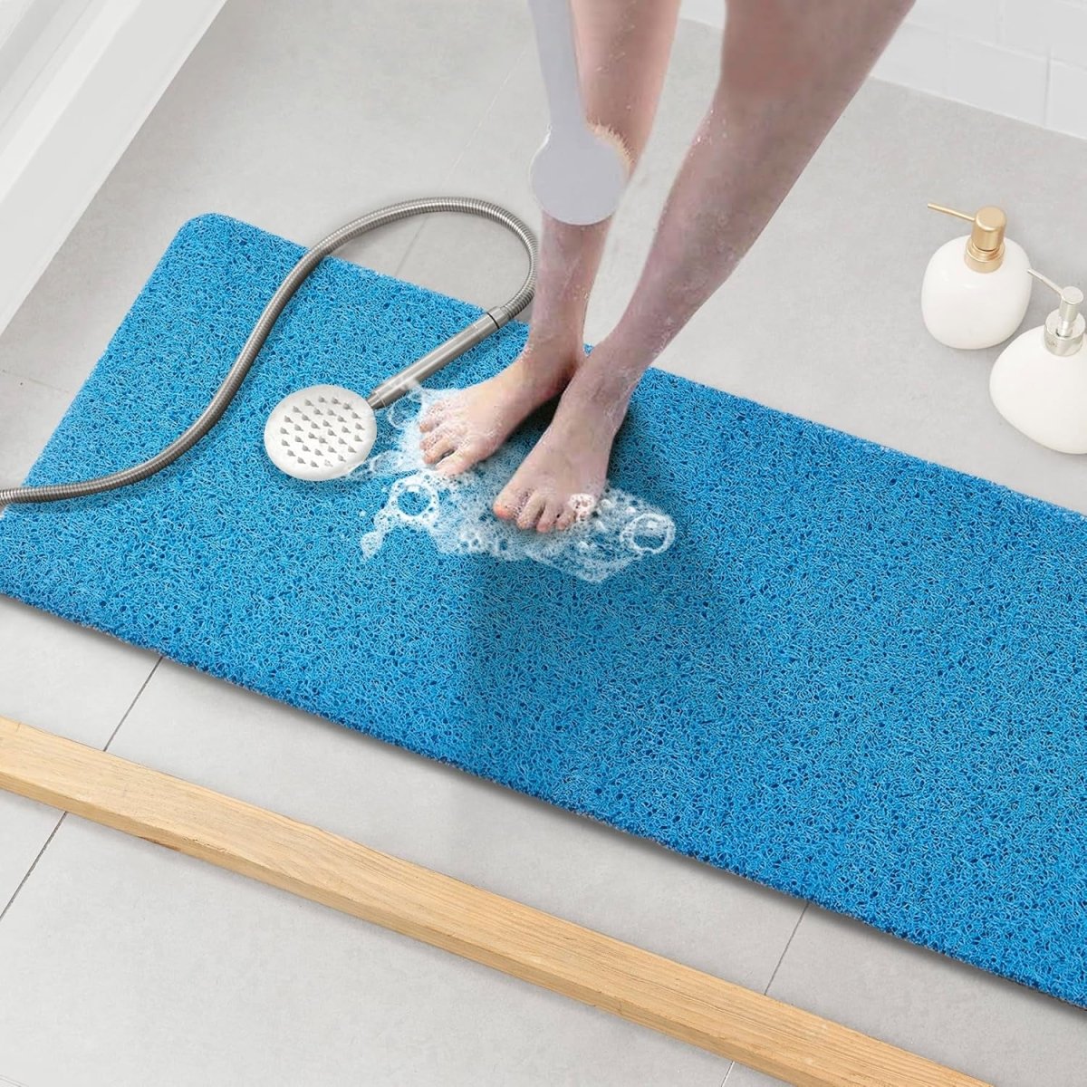 Large Anti - Slip Bath and Shower Mat for Wet Areas - Quick Drying - Slips Away - Bath mat - B09CKJBF1H - 