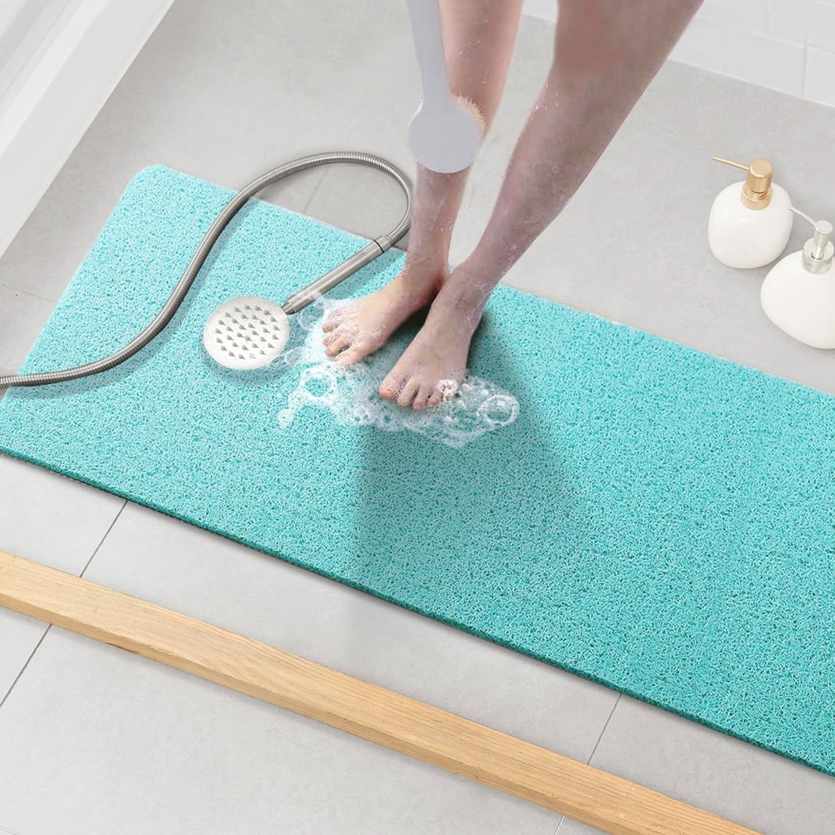 Large Anti - Slip Bath and Shower Mat for Wet Areas - Quick Drying - Slips Away - Bath mat - B0BVM6LZ1B - 