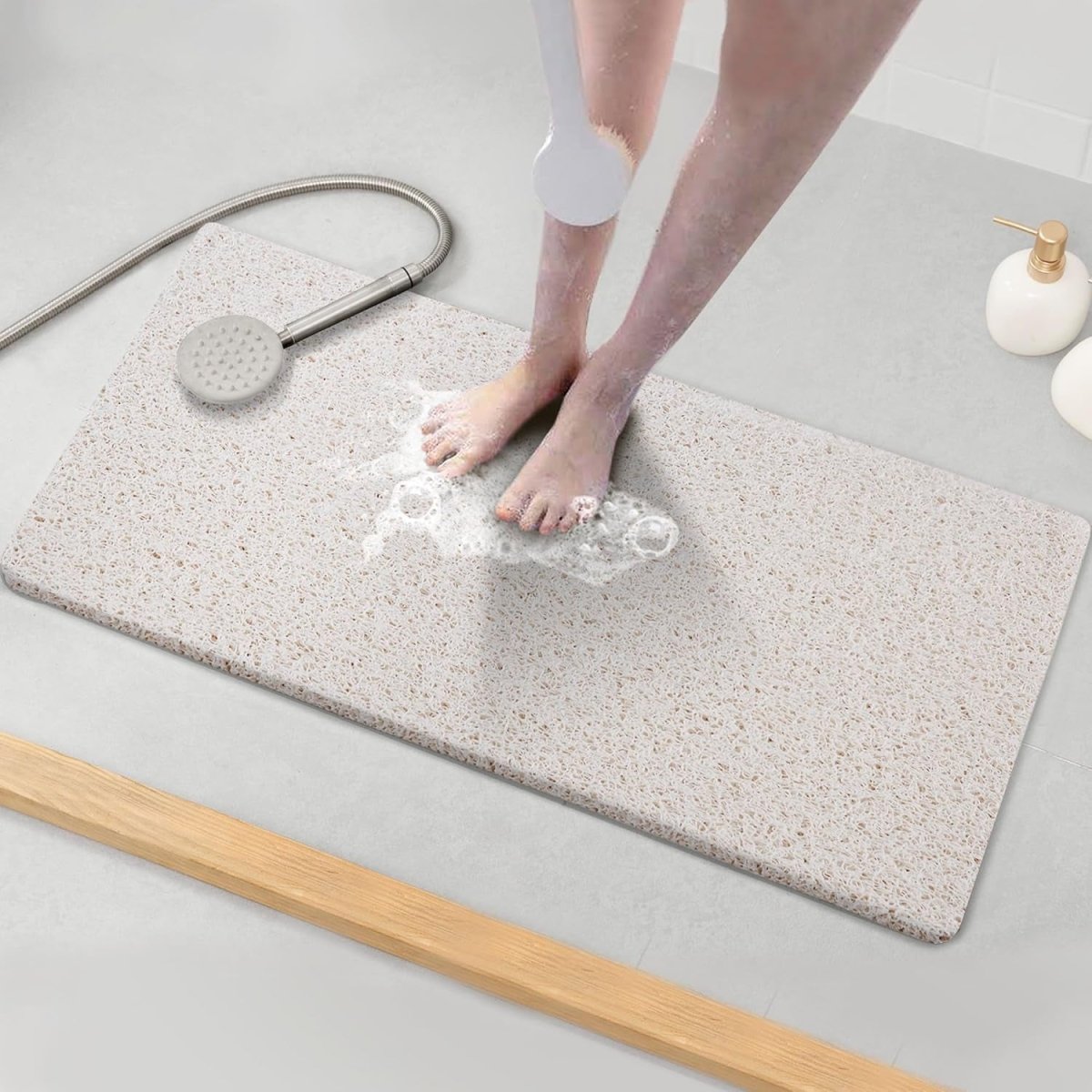 Large Anti - Slip Bath and Shower Mat for Wet Areas - Quick Drying - Slips Away - Bath mat - B0C2PHD744 - 