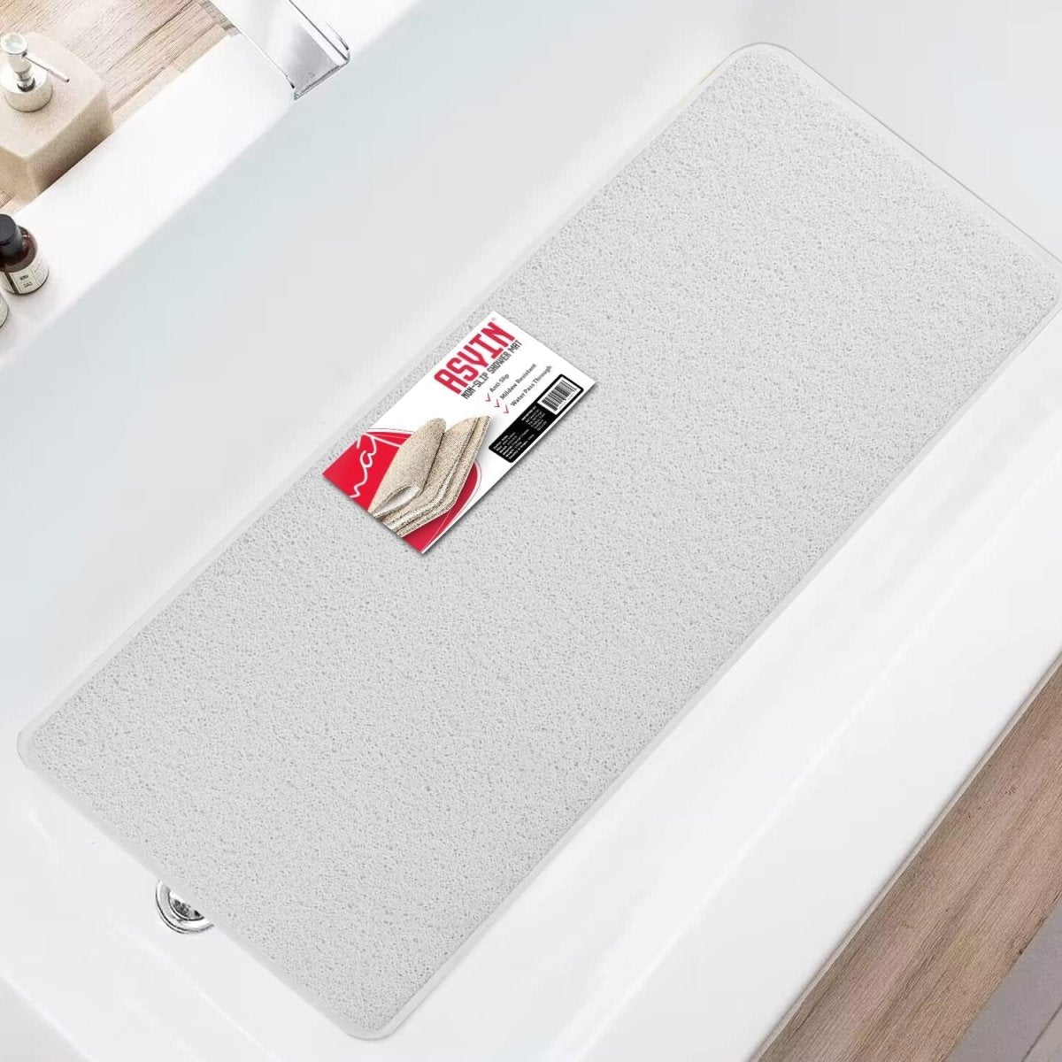 Large Anti - Slip Bath and Shower Mat for Wet Areas - Quick Drying - Slips Away - Bath mat - B0CG7KKH6L - 