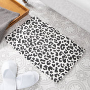 Leopard Print Bathmat - Cheetah Print Bath Mat - Cheetah Shower Mats - Cheetah Bathroom - White Stone Non Slip Bath Mat - Animal Print Mat - Slips Away - Bath mat - 1330572476 -