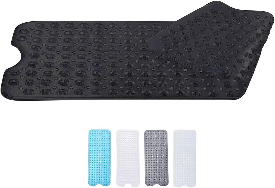 Non - Slip Bath Mat with Anti - Mold and Strong Suction - Extra Long 100 x 40 cm - Slips Away - Bath mat - B0CPMC9N66 - 